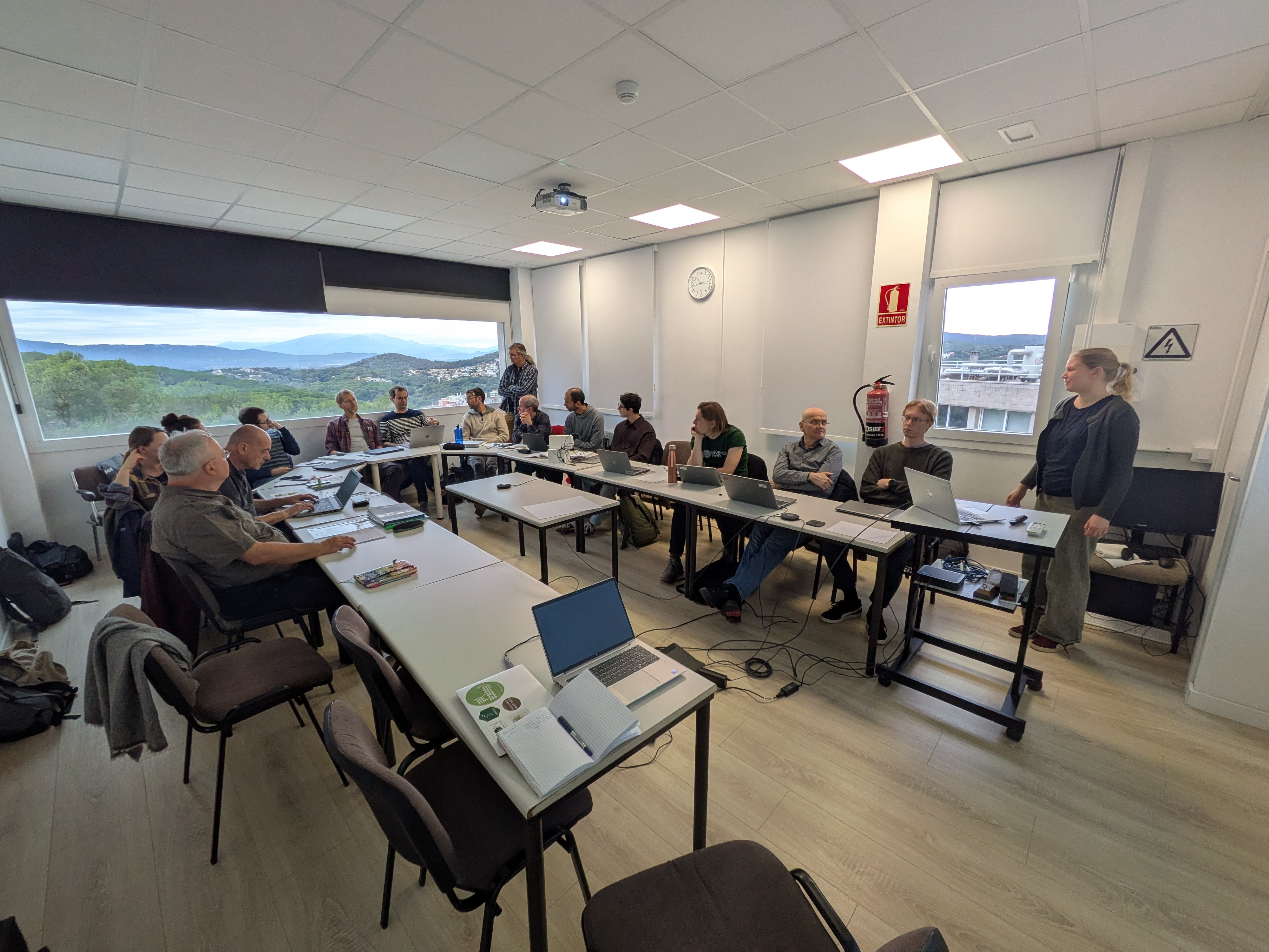 SERVICO2 kick-off meeting, day 1 — consortium alignment session in Blanes