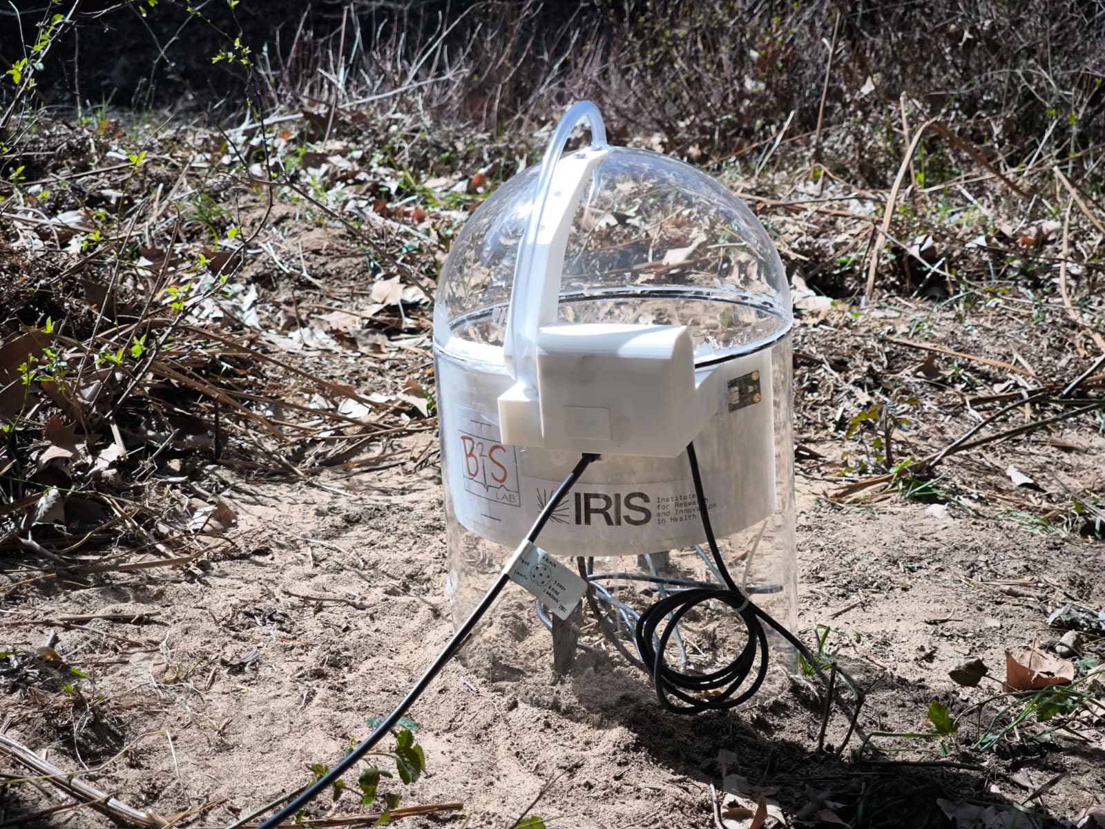 SERVICO2 sensor node installed at Furiosos catchment, Catalunya
