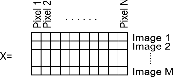 The feature matrix.
