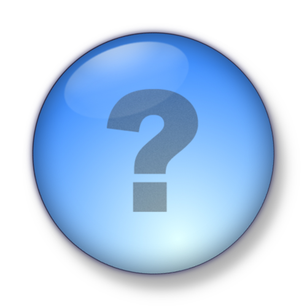 A question mark — questions and discussion